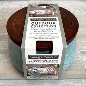 Yankee Candle Outdoor Collection Sparkling Lemongrass 10 oz Fragrance Citronella